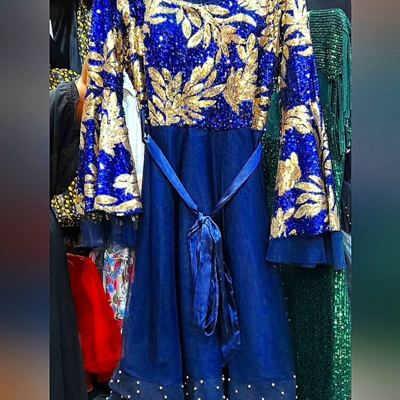 Lost city brand, size: 38/44, blue and gold color - Picture 1 of 2